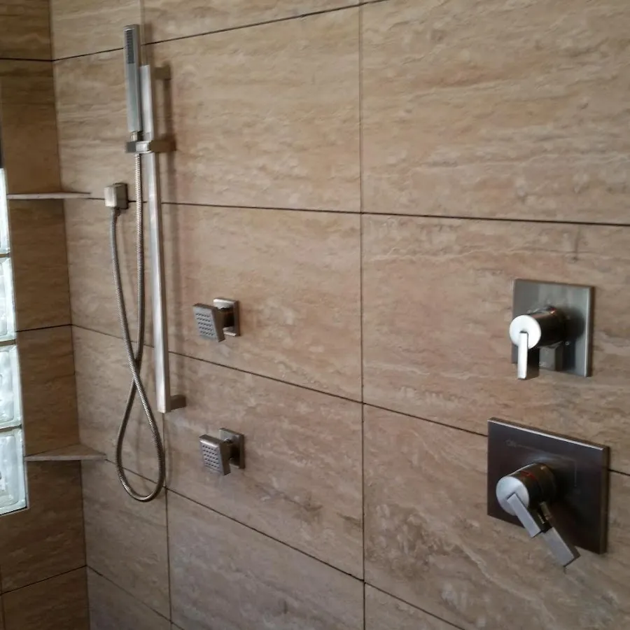 Shower fixture installation for Water Heater Replacement in Temecula